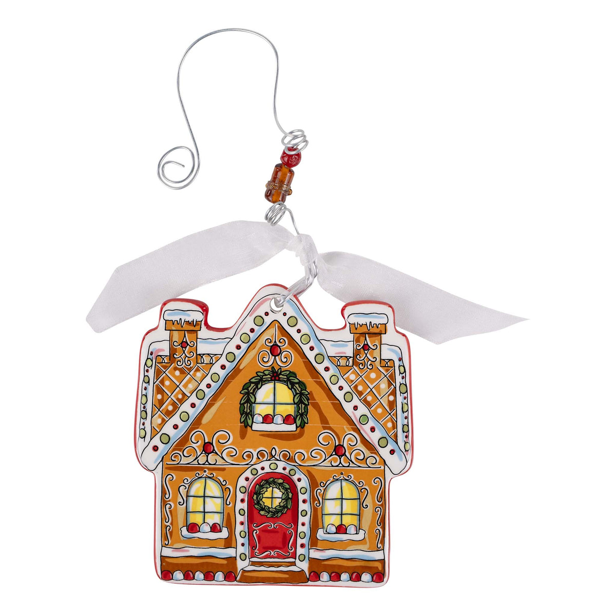Gingerbread House Flat Ornament