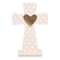 For This Child I Have Prayed Neutral Standing Cross