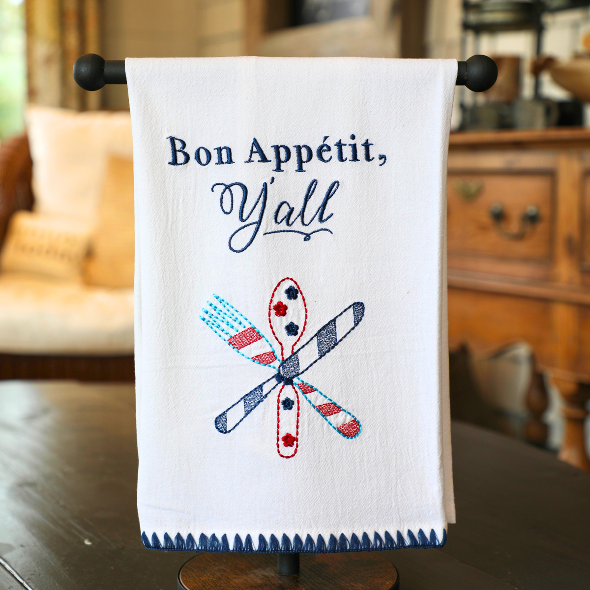 Bon Appetit Y'all Tea Towel