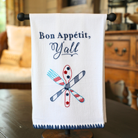 Bon Appetit Y'all Tea Towel