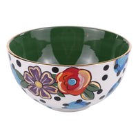 Polka Dot Flower Bowl