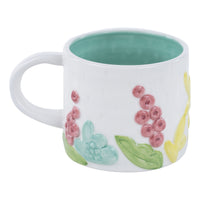 Flower Garden White Mug