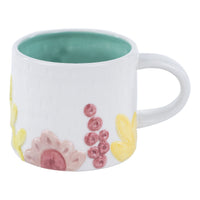 Flower Garden White Mug