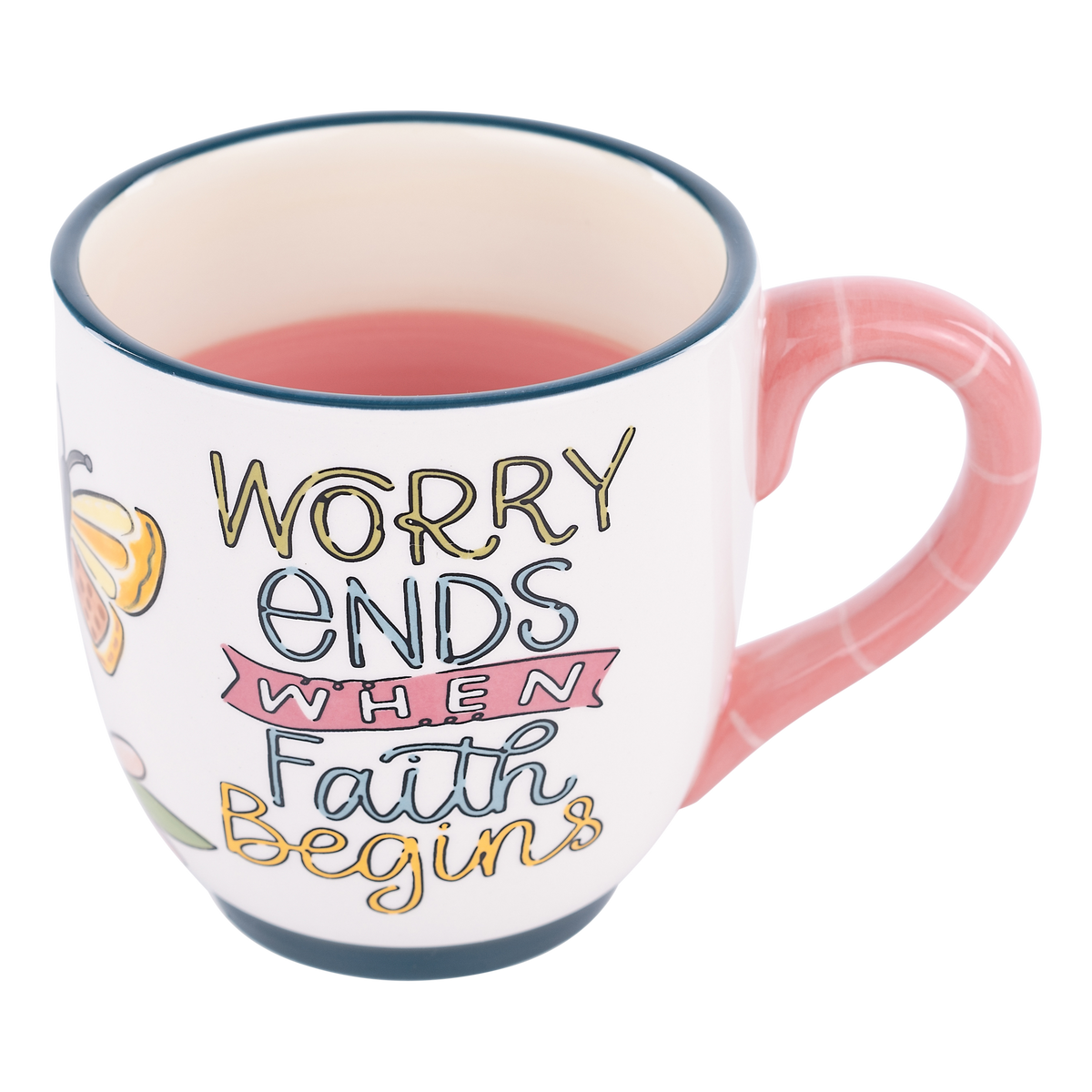 Worry Ends When Faith Begins Mug