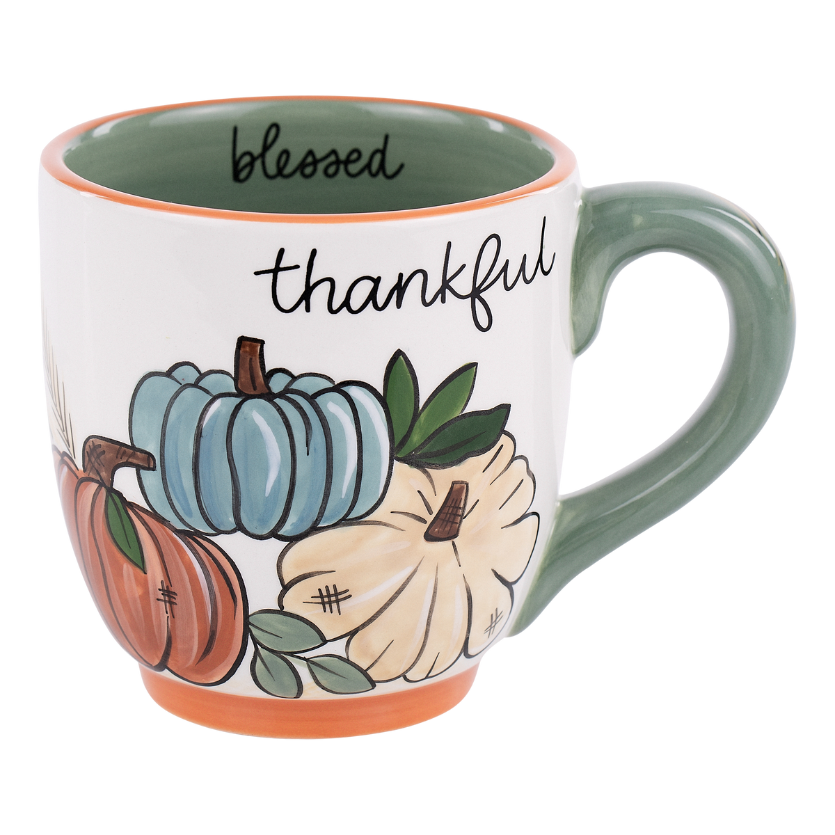 Thankful Grateful Pumpkins Mug