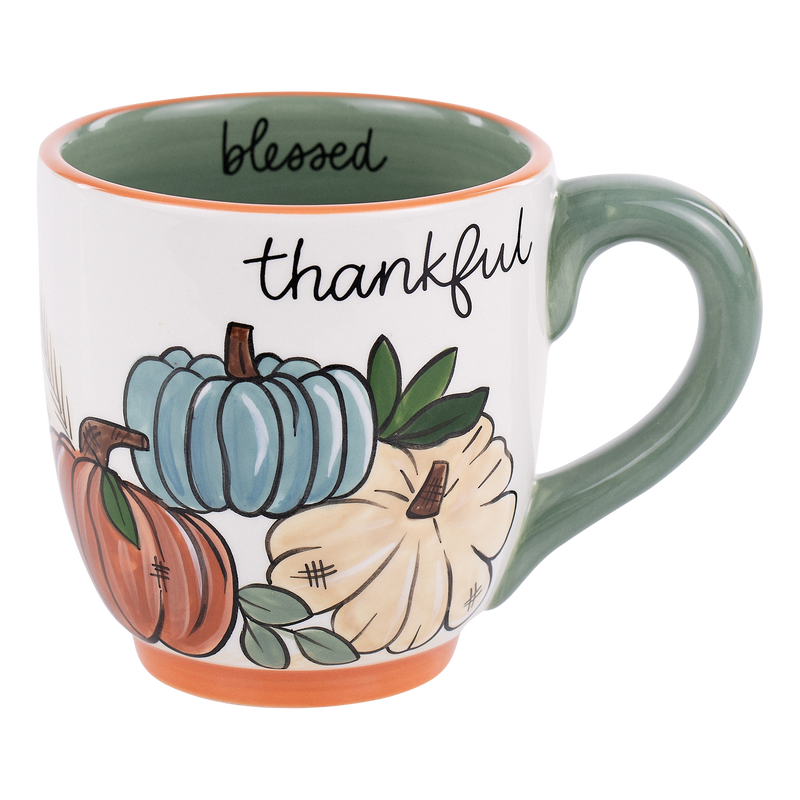 Thankful Grateful Pumpkins Mug