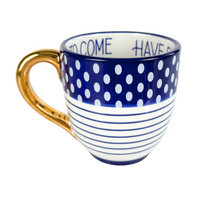 Have Faith Blue & White Mug