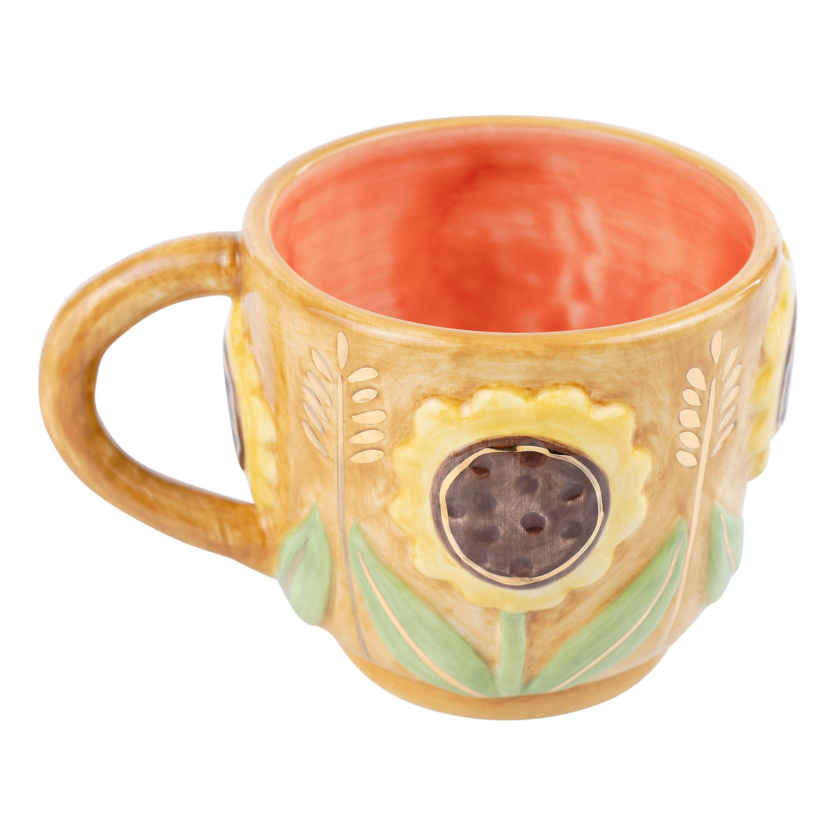 Sunflower and Wheat Mug