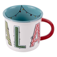 Merry and Bright Fa La La Campfire Mug