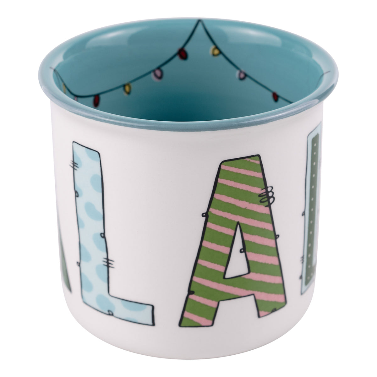 Merry and Bright Fa La La Campfire Mug