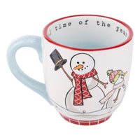 Most Wonderful Time of Year Snowman Mug