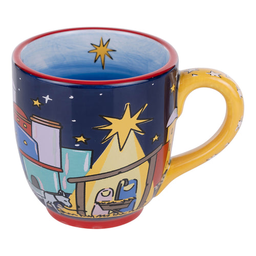 Colorful Nativity Jumbo Mug