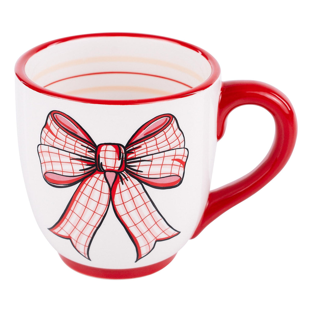 Pink/Red Bow Mug