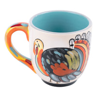 Colorful Turkey Feathers Mug