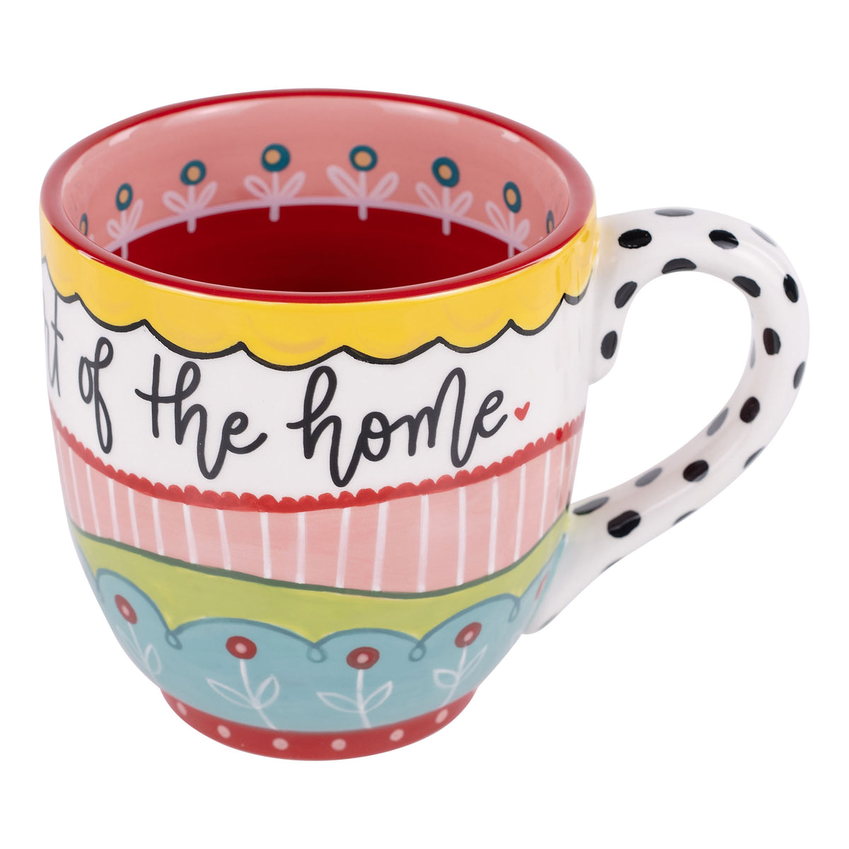 Mom Is The Heart Of The Home Mug