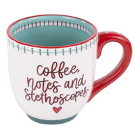 Coffee, Notes & Stethoscopes Mug