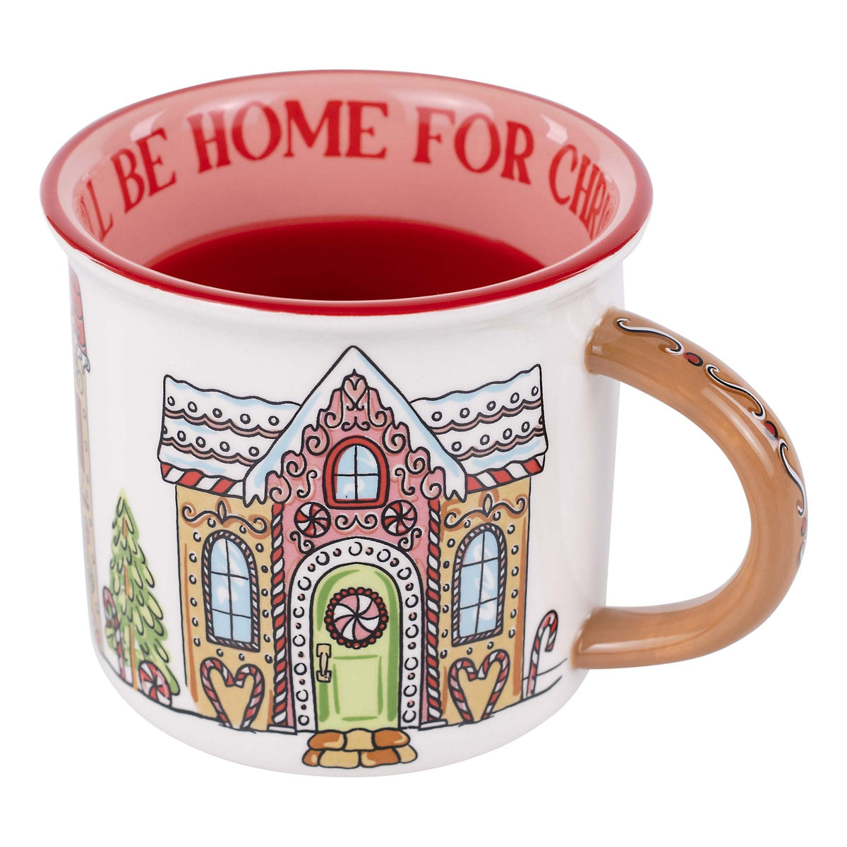 Home for Christmas Gingerbread Campfire Mug