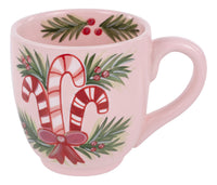 Candy Canes and Holly Mug