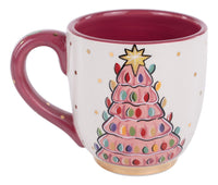 Vintage Pink Tree Mug