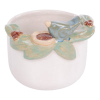 Blue Bird Flower Pot