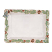 Blue Bird Rectangular Platter