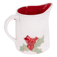 Cardinal Holly Pitcher