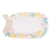 Easter Bunny Flowers Tray
