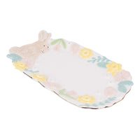 Easter Bunny Flowers Tray