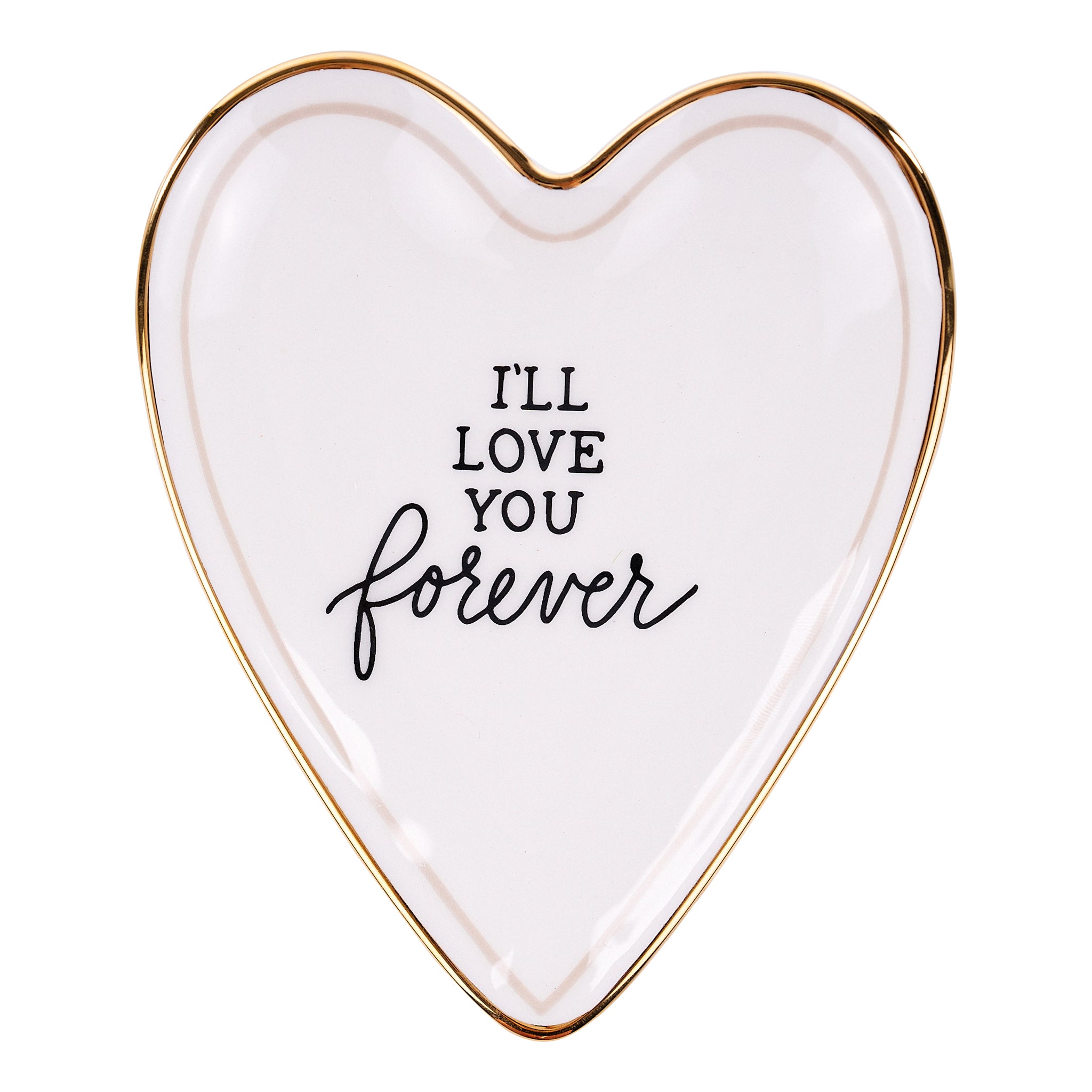 Shop Cute Wedding Gifts - I'll Love You Forever Trinket Tray