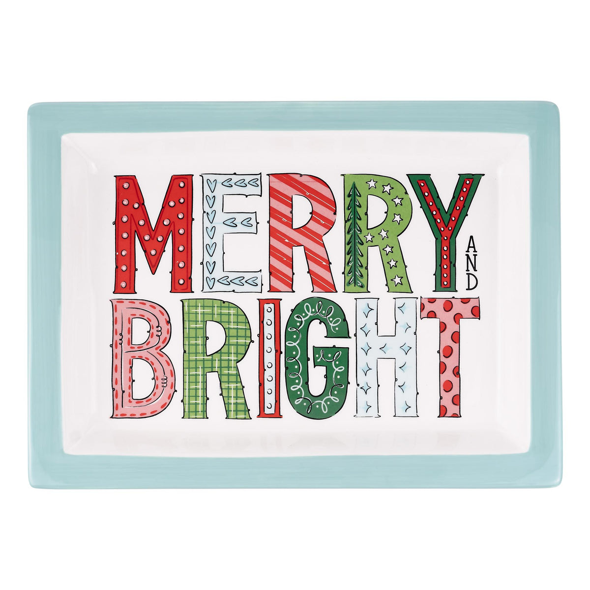 Merry and Bright Large Trinket Tray