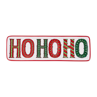 Classic Christmas Ho Ho Ho Trinket Tray