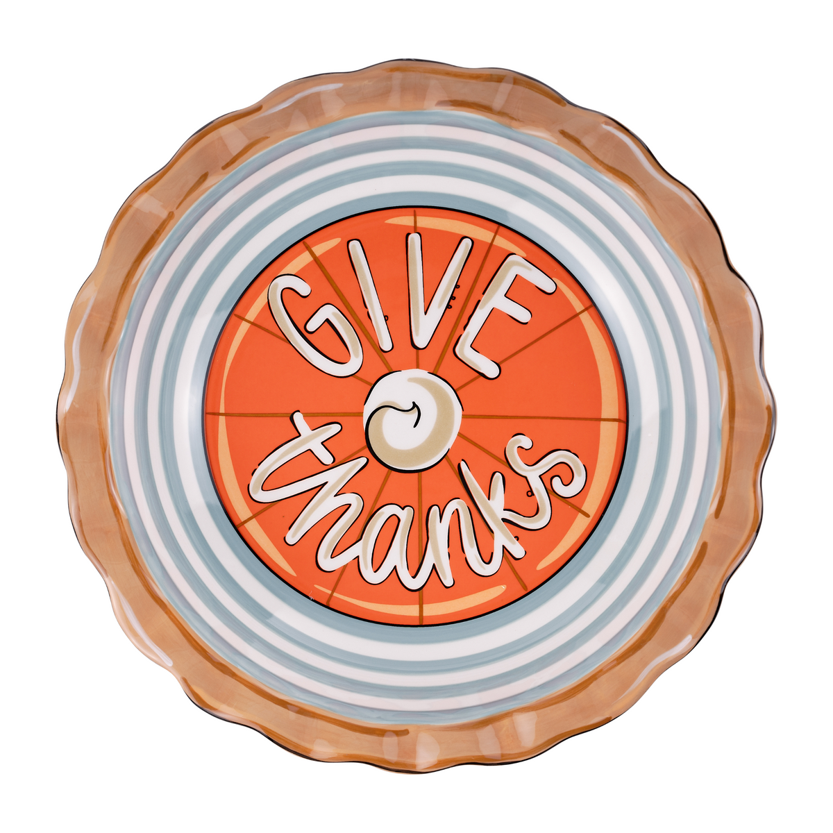 Give Thanks Pie Dish