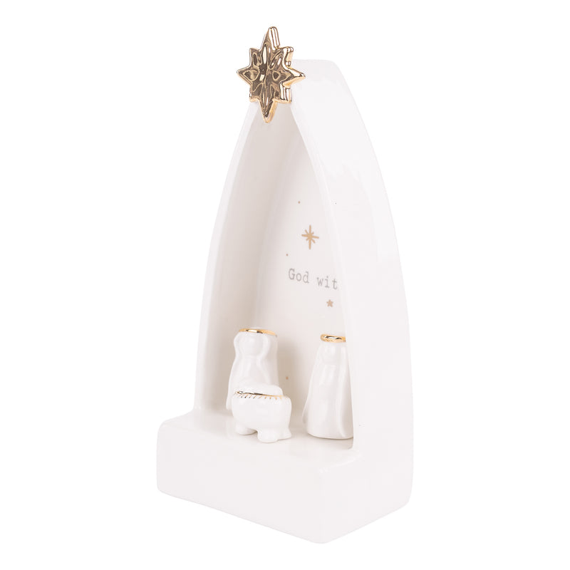 God With Us Nativity Creche