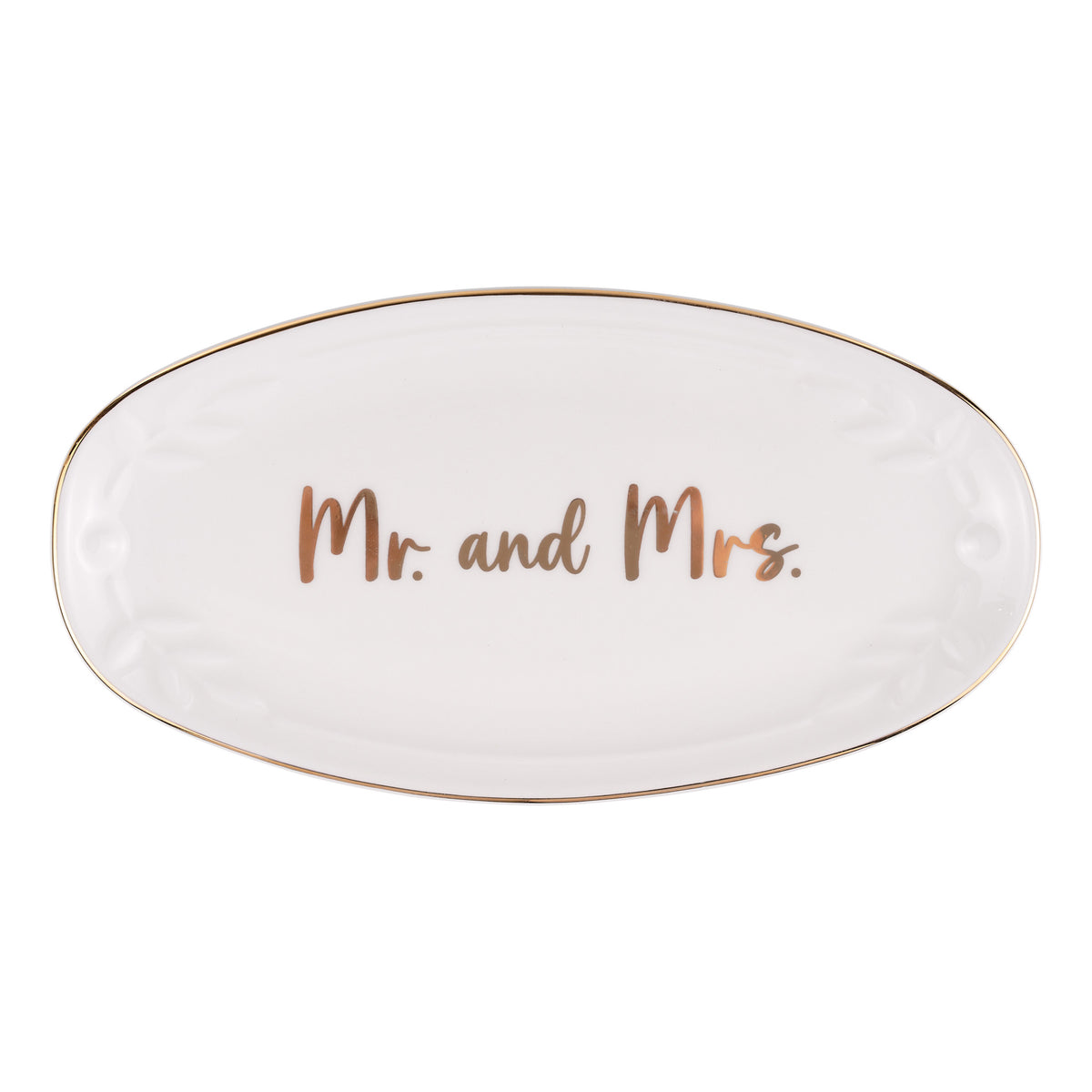 Mr. and Mrs. Oval Trinket Tray