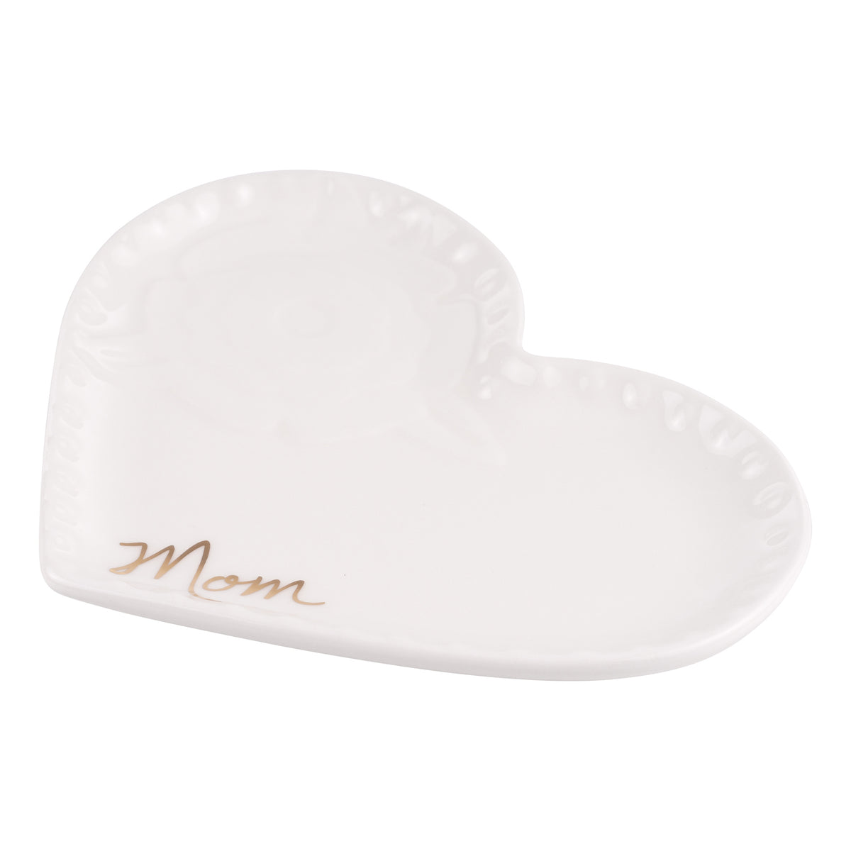 Mom Flower Heart Trinket Tray