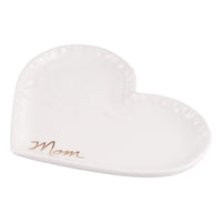 Mom Flower Heart Trinket Tray