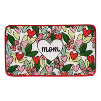 Mom Hearts & Flowers Trinket Tray