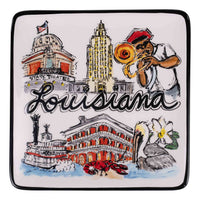 State of Louisiana Icon Trinket Tray