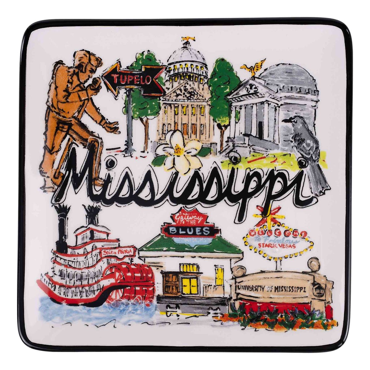 State of Mississippi Icon Trinket Tray