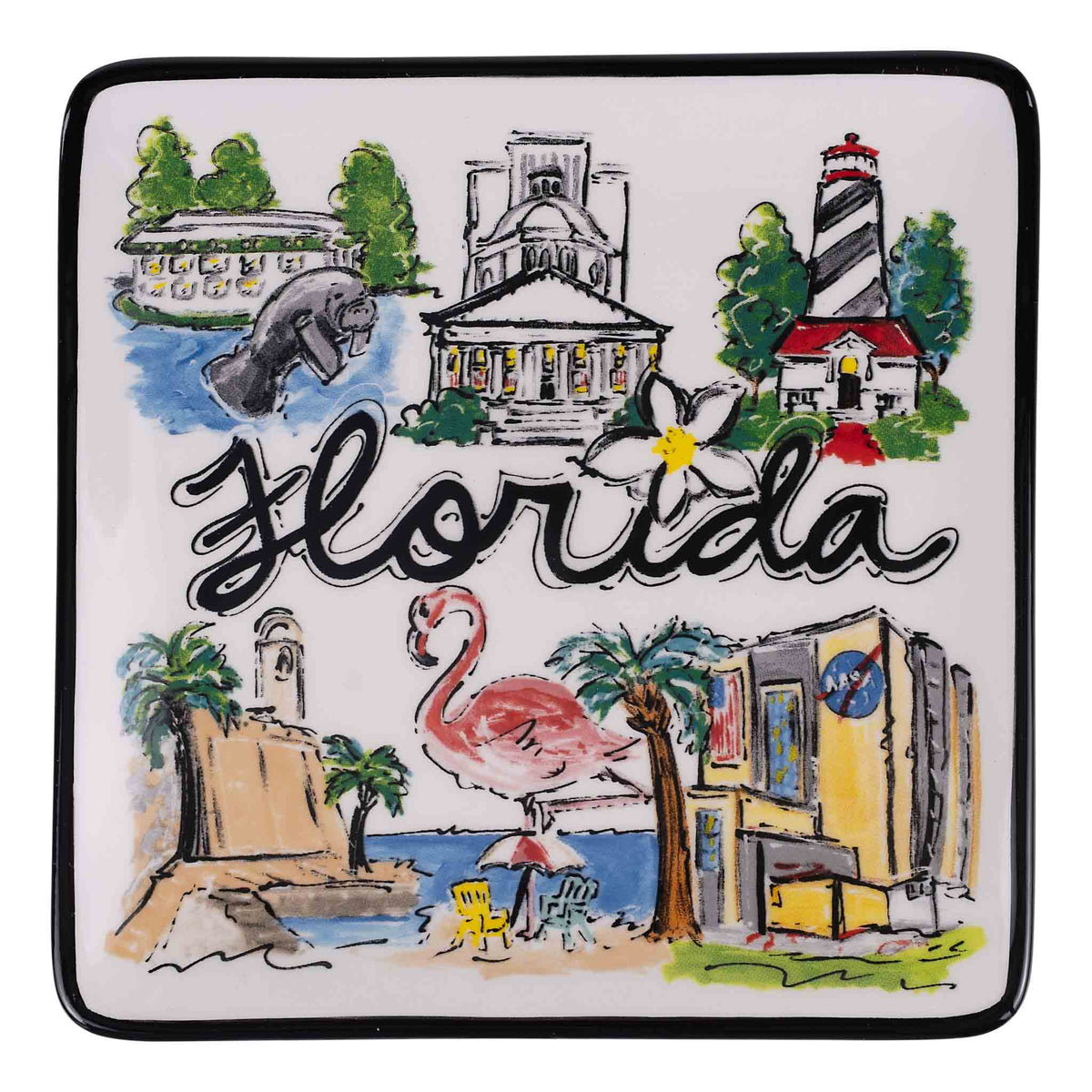 State of Florida Icon Trinket Tray