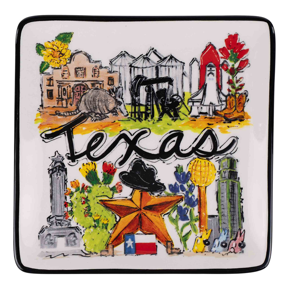 State of Texas Icon Trinket Tray