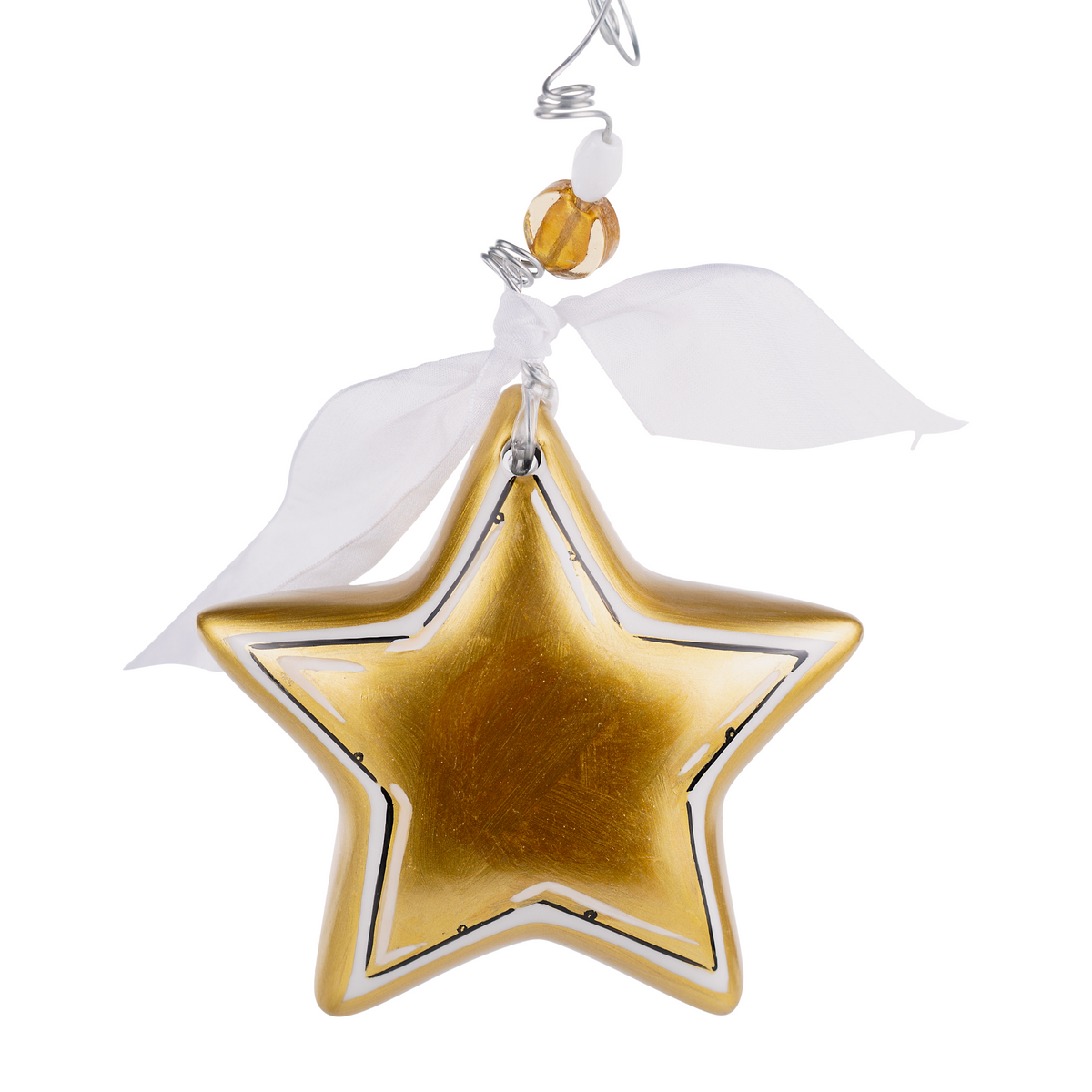 Gold Star Ornament
