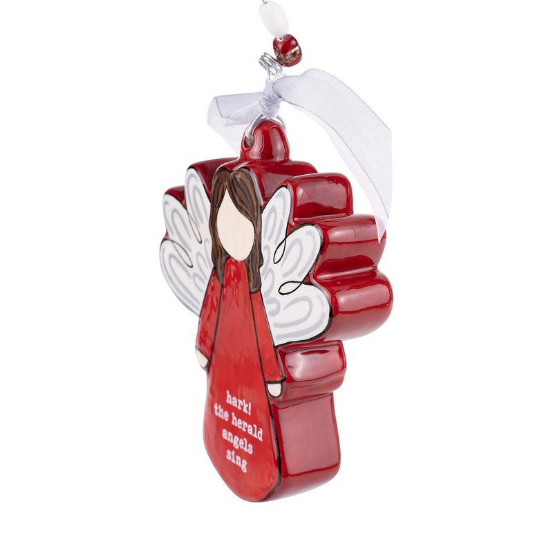 Hark! The Herald Angels Sing Puff Ornament
