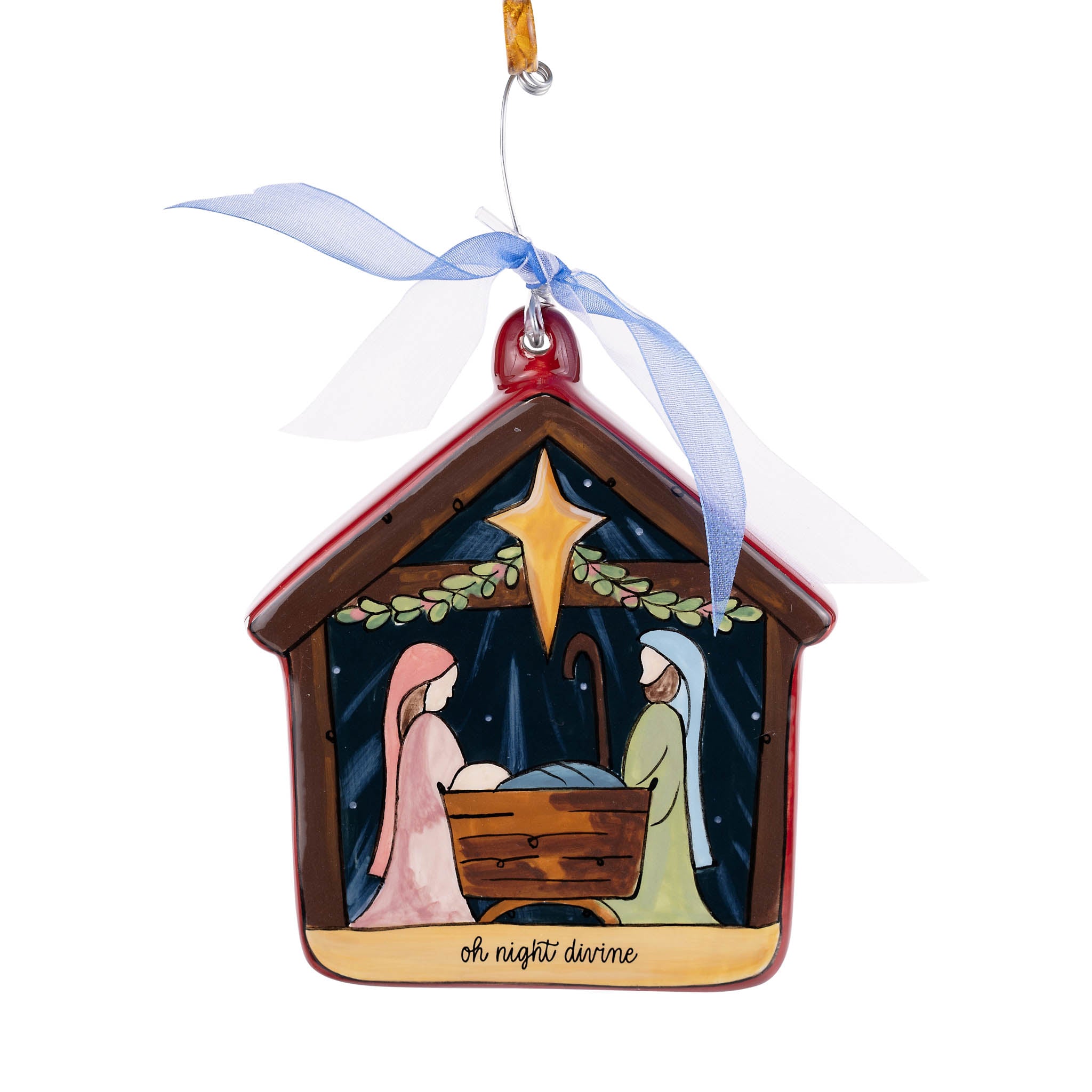 Glory Haus Oh Night Divine Nativity Ornament - Thumbnail 2