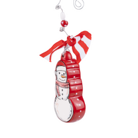 Snowman Puff Ornament