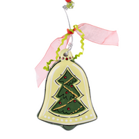 Christmas Tree Puff Bell Ornament