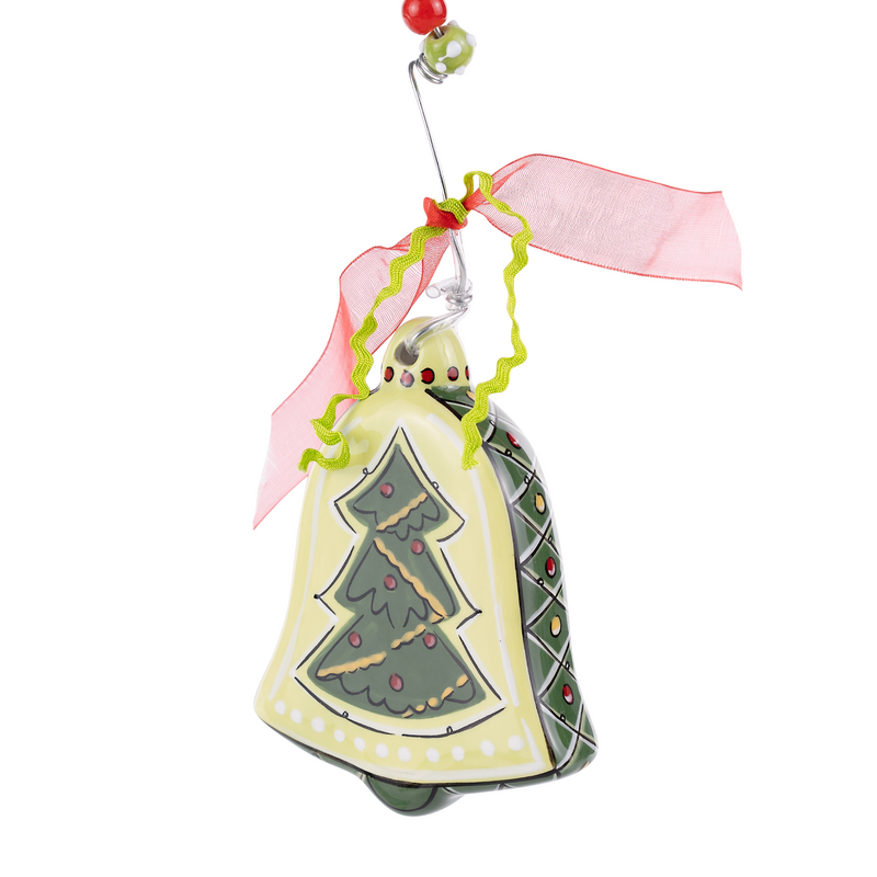 Christmas Tree Puff Bell Ornament