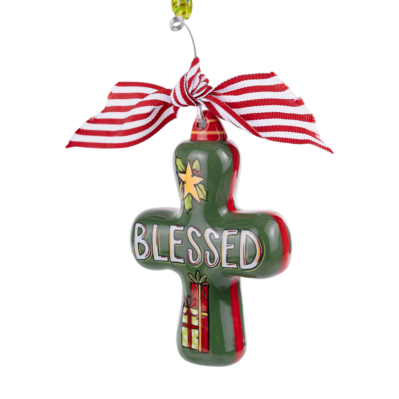Blessed Cross Puff Ornament
