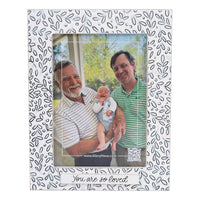 You Are Loved Blue White Frame