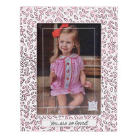 You Are Loved Pink White Frame